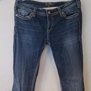 Silver Pioneer Flap Jeans Straight Leg